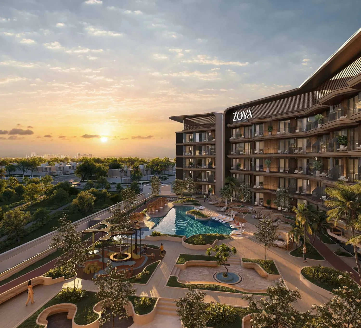 Mirari Lagoon by Zoya, image 1 of 5. Render supplied by developer.