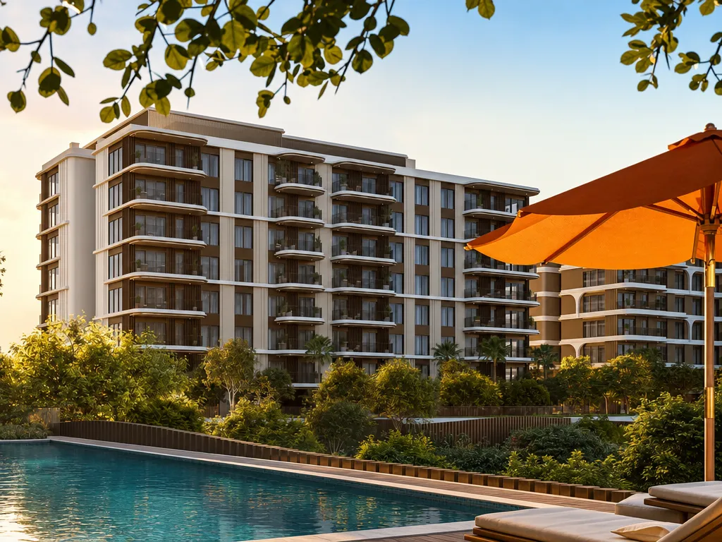 The Canopies at Yas Point by Aldar, image 1 of 6. Render supplied by developer.