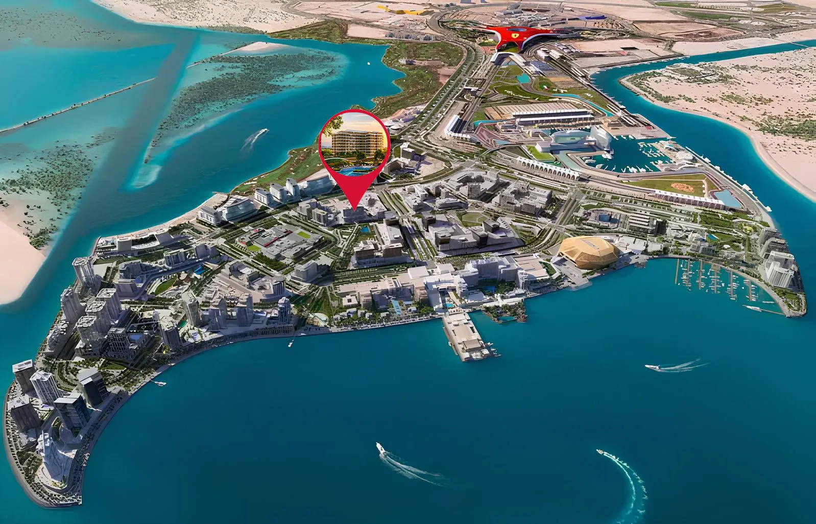 The Canopies at Yas Point by Aldar, image 6 of 6. Render supplied by developer.