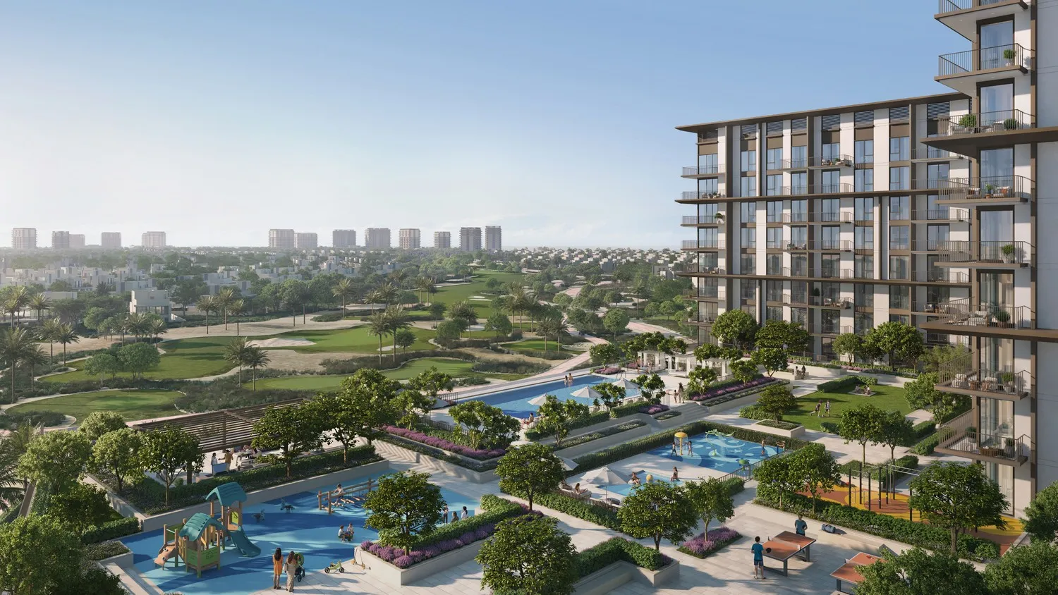 Golf Trails by Emaar, image 1 of 5. Render supplied by developer.