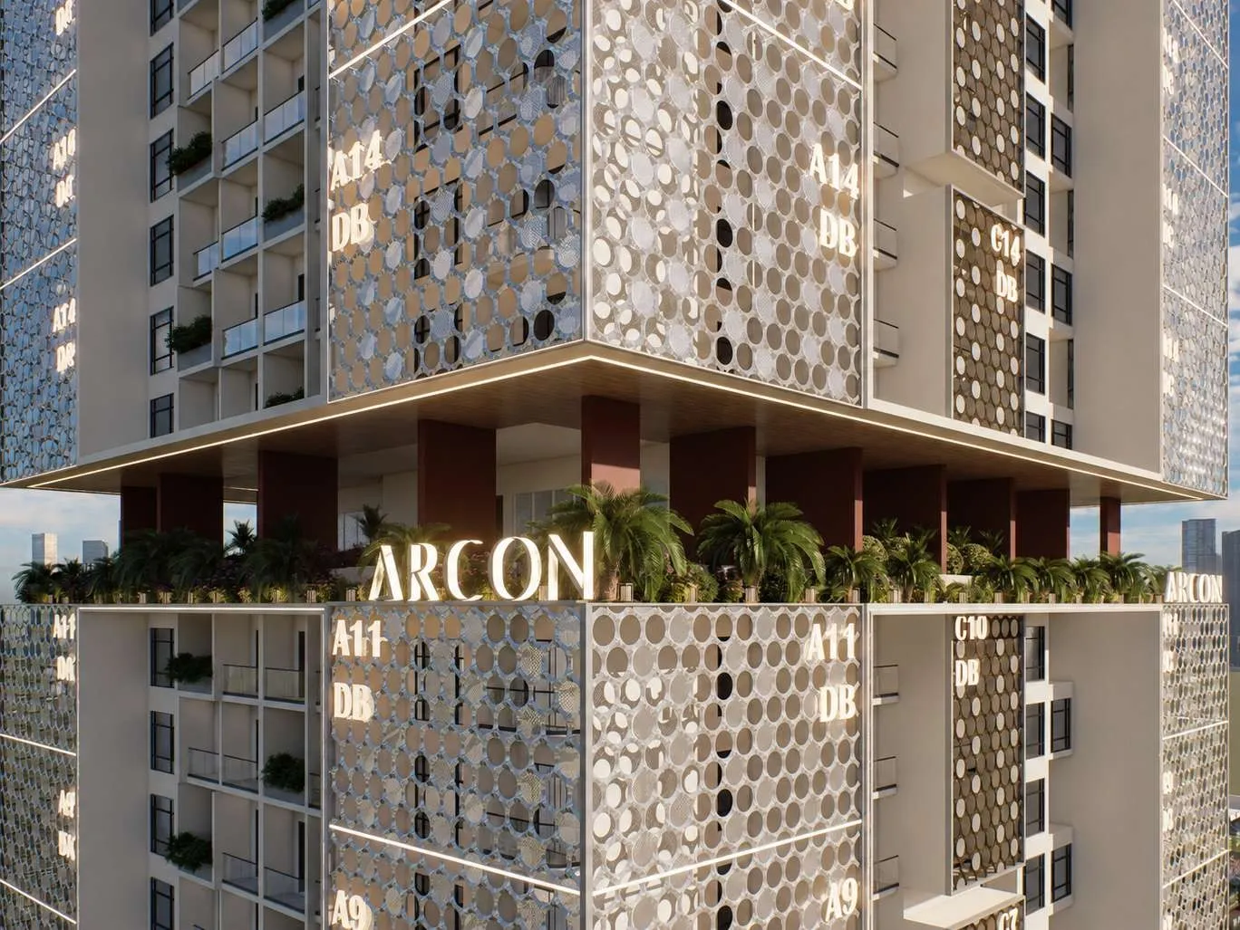 Platinum Heights by Team Arcon, image 6 of 9. Render supplied by developer.