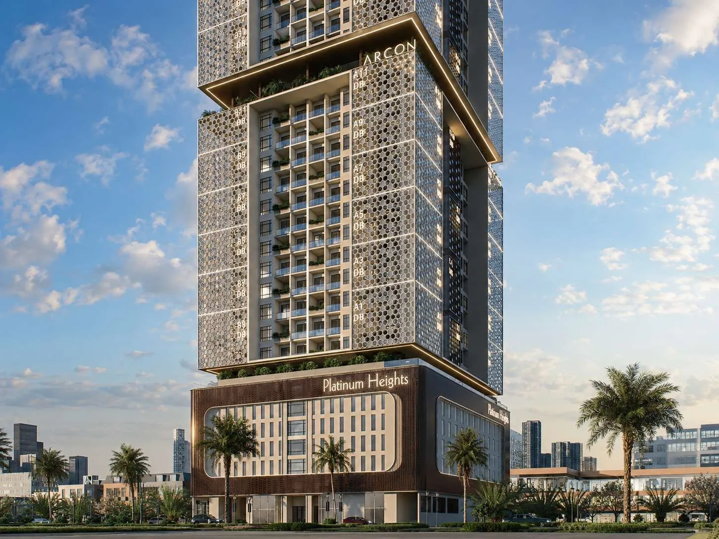 Platinum Heights by Team Arcon, image 8 of 9. Render supplied by developer.