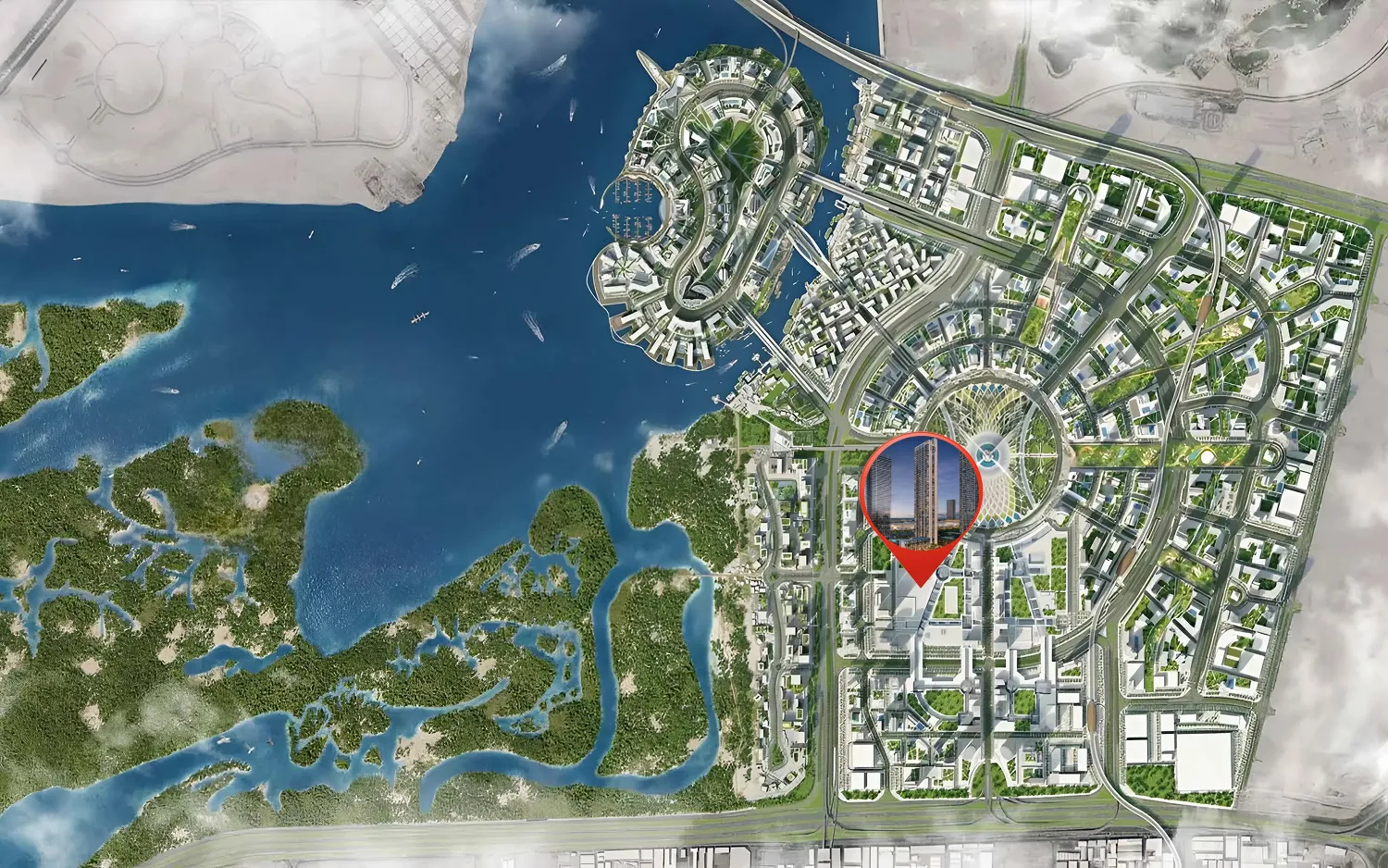Valia by Emaar, image 1 of 1. Render supplied by developer.