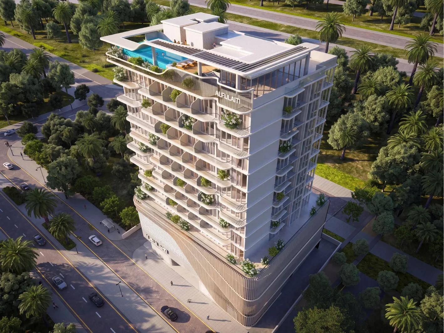 Alfulaiti Residence, image 2 of 9. Render supplied by developer.