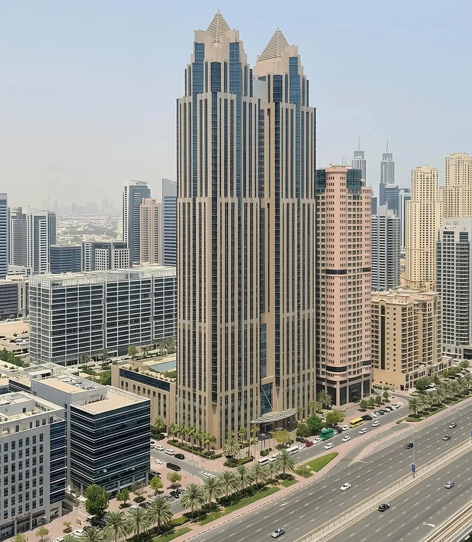 Twin towers by AHS Properties, image 1 of 5. Render supplied by developer.