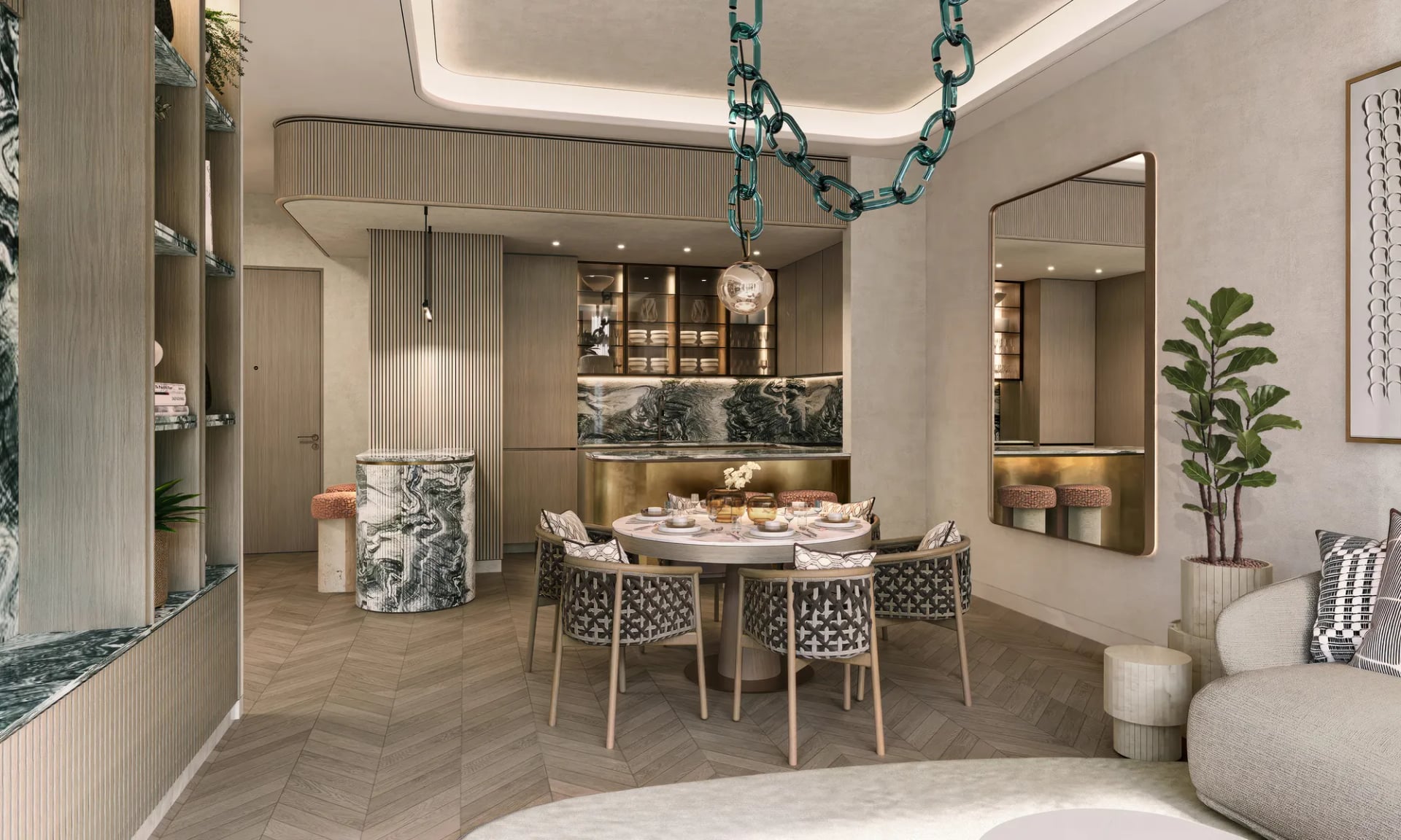 Hilton Residences Abu Dhabi Al Raha by Emirates Developments, image 8 of 14. Render supplied by developer.