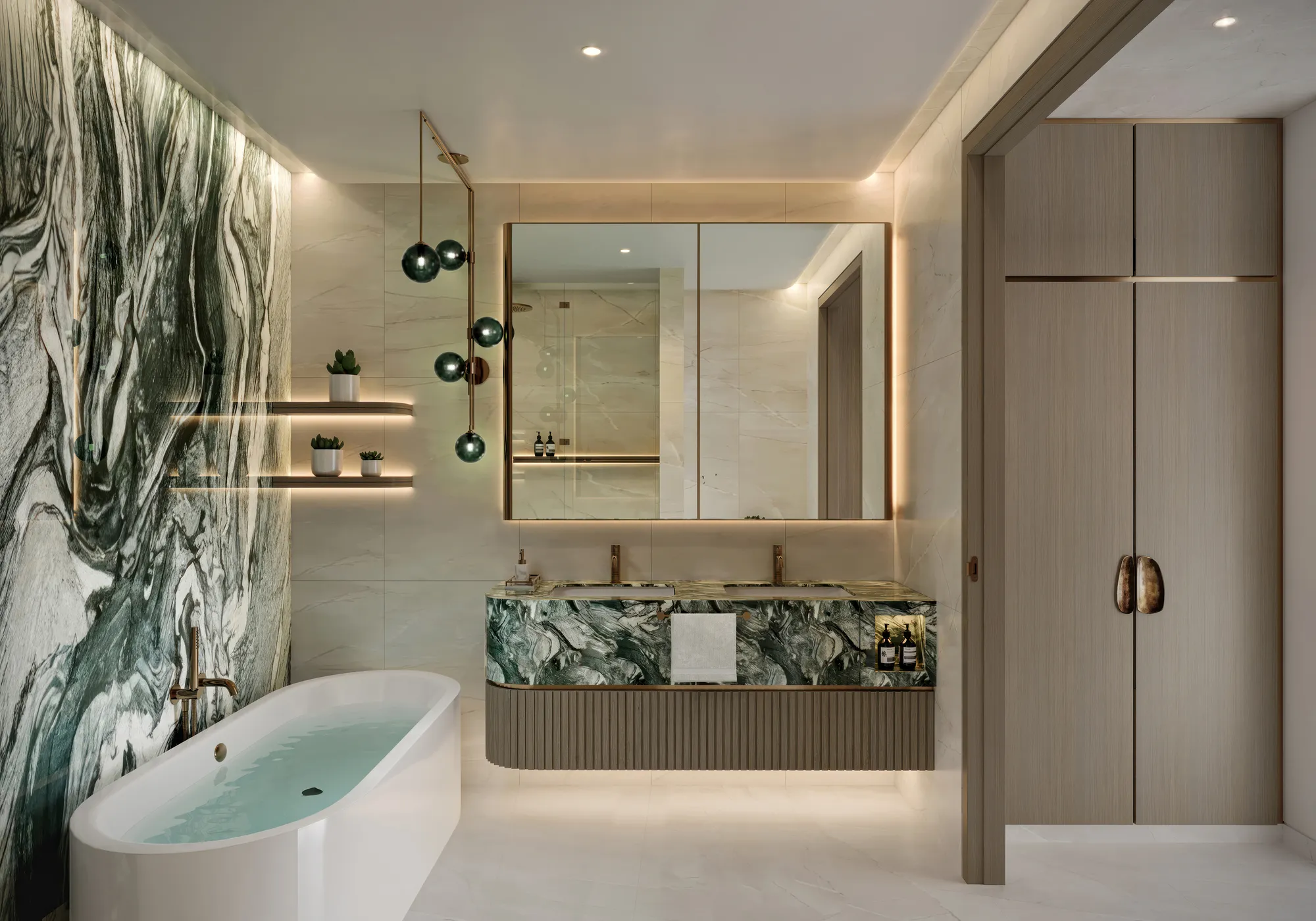 Hilton Residences Abu Dhabi Al Raha by Emirates Developments, image 10 of 14. Render supplied by developer.