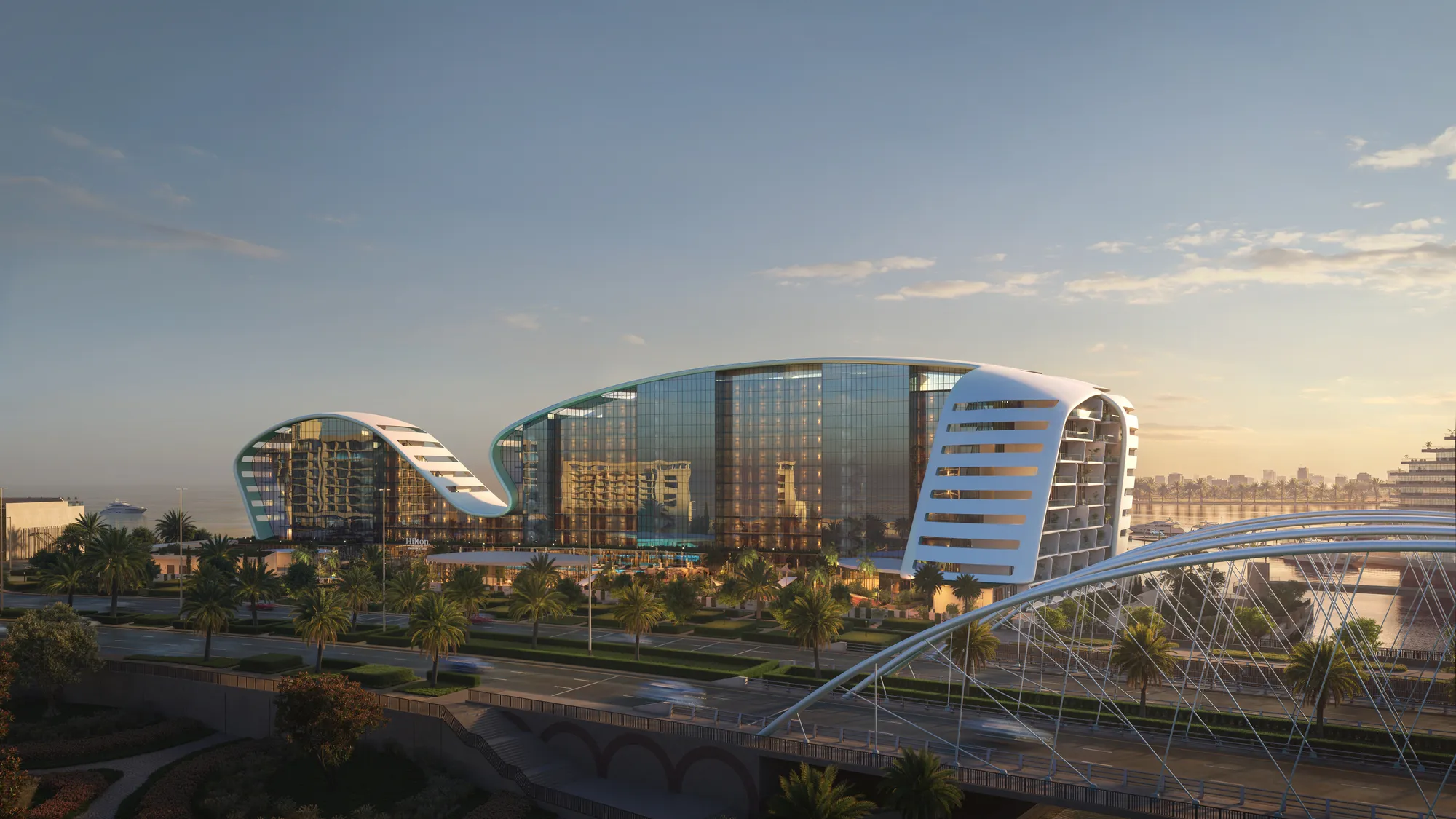 Hilton Residences Abu Dhabi Al Raha by Emirates Developments, image 4 of 14. Render supplied by developer.