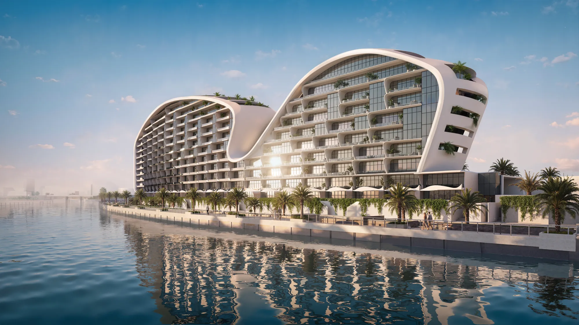 Hilton Residences Abu Dhabi Al Raha by Emirates Developments, image 7 of 14. Render supplied by developer.