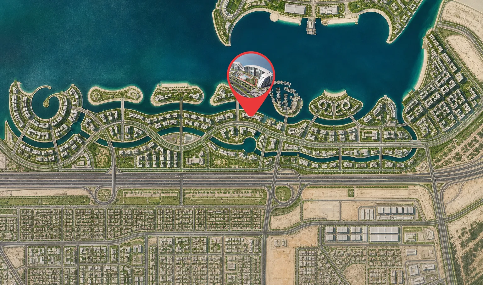 Hilton Residences Abu Dhabi Al Raha by Emirates Developments, image 13 of 14. Render supplied by developer.