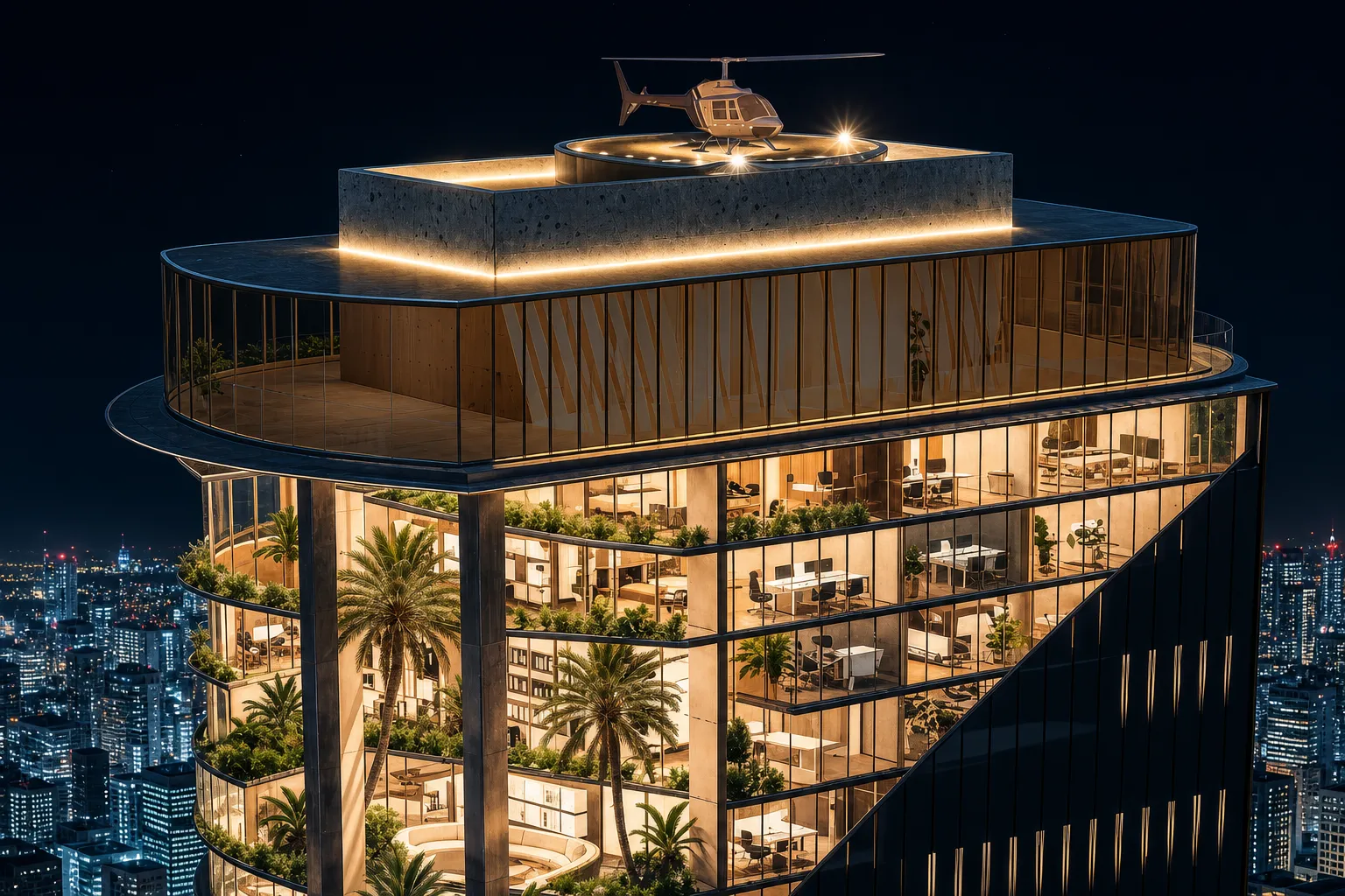 1970 Office Tower by Al Habtoor, image 3 of 9. Render supplied by developer.