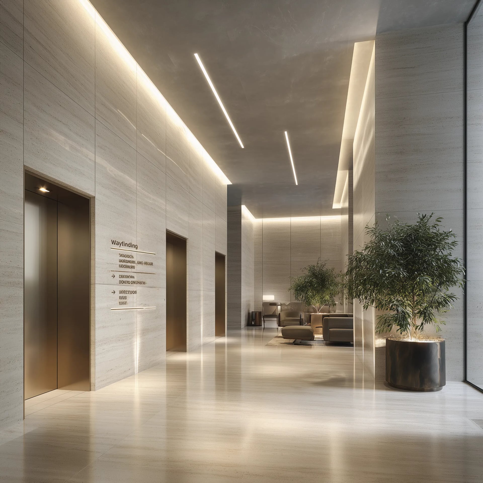 1970 Office Tower by Al Habtoor, image 9 of 9. Render supplied by developer.