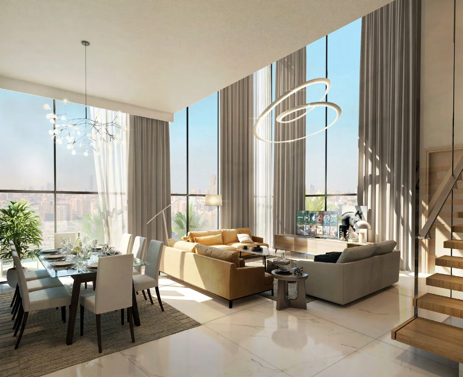 Al Maryah Vista by Reportage, image 3 of 5. Render supplied by developer.