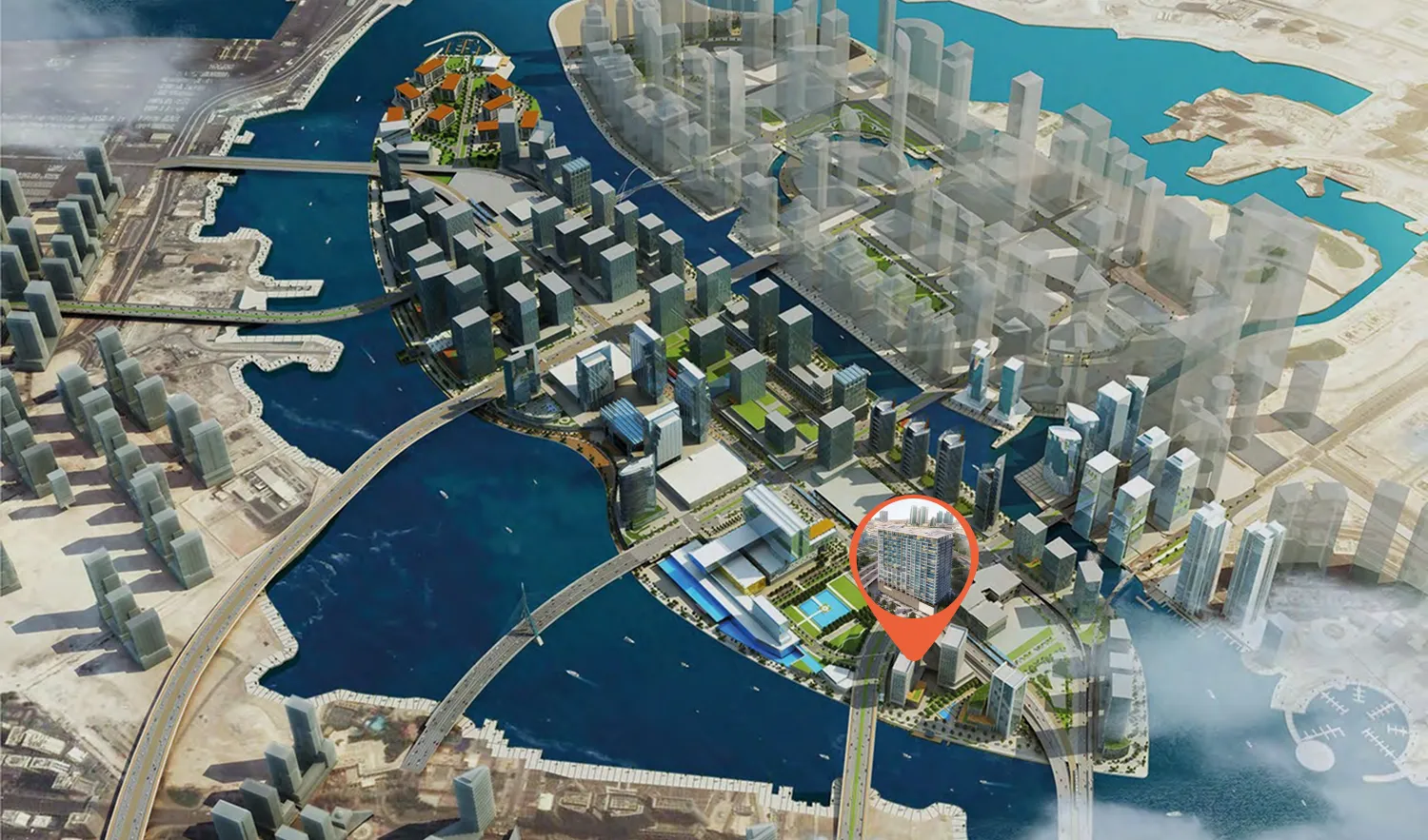 Al Maryah Vista by Reportage, image 4 of 5. Render supplied by developer.