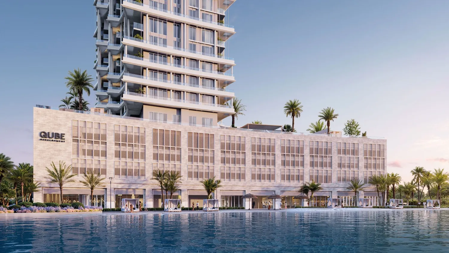 New project by Qube, image 1 of 9. Render supplied by developer.