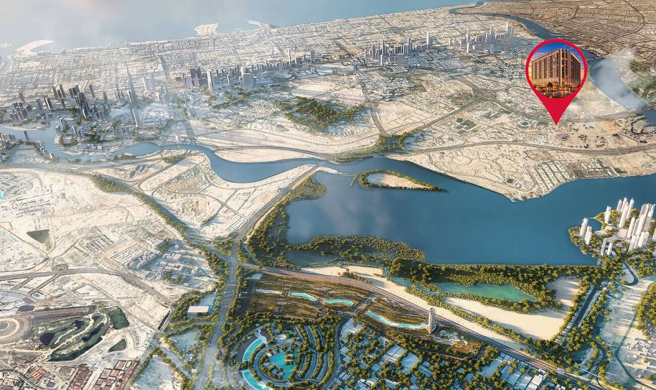 Binghatti Starfall by Binghatti, image 1 of 1. Render supplied by developer.