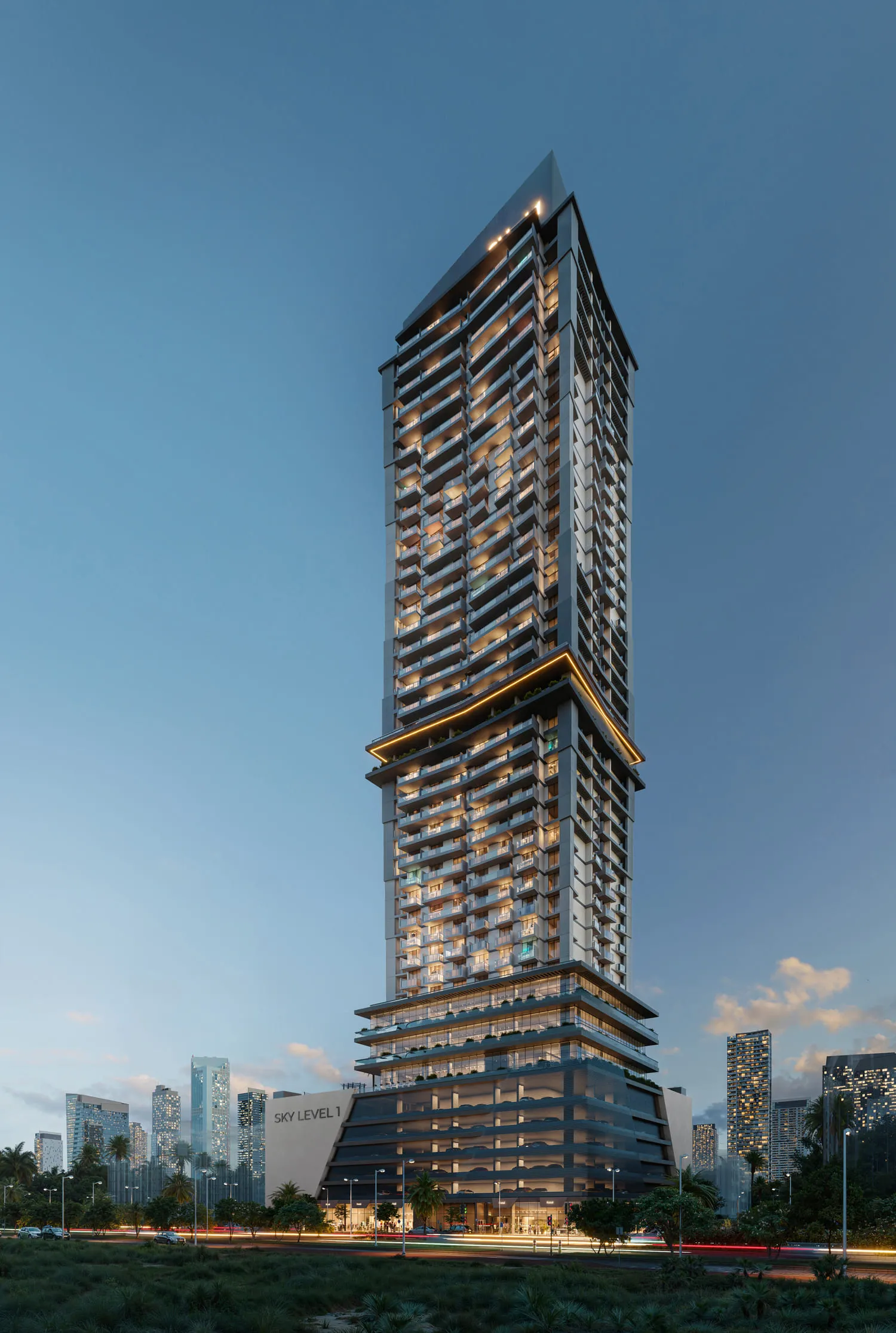 SKY LEVEL 1 by Object One, image 4 of 12. Render supplied by developer.