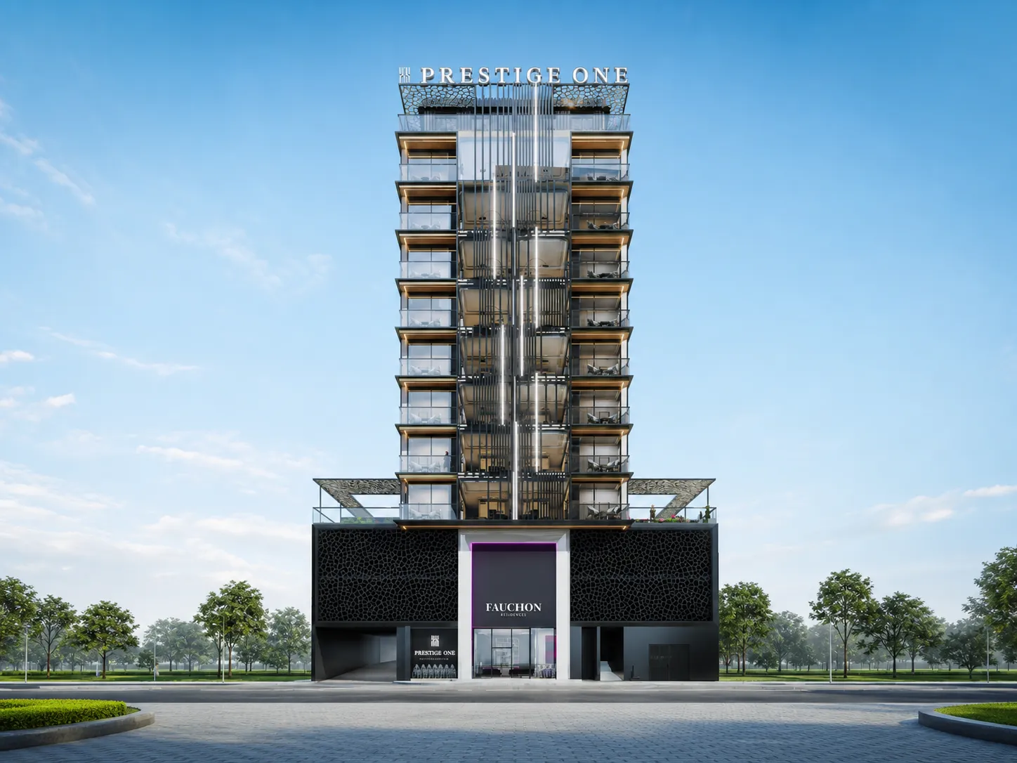 Fauchon Residences by Prestige One, image 6 of 16. Render supplied by developer.
