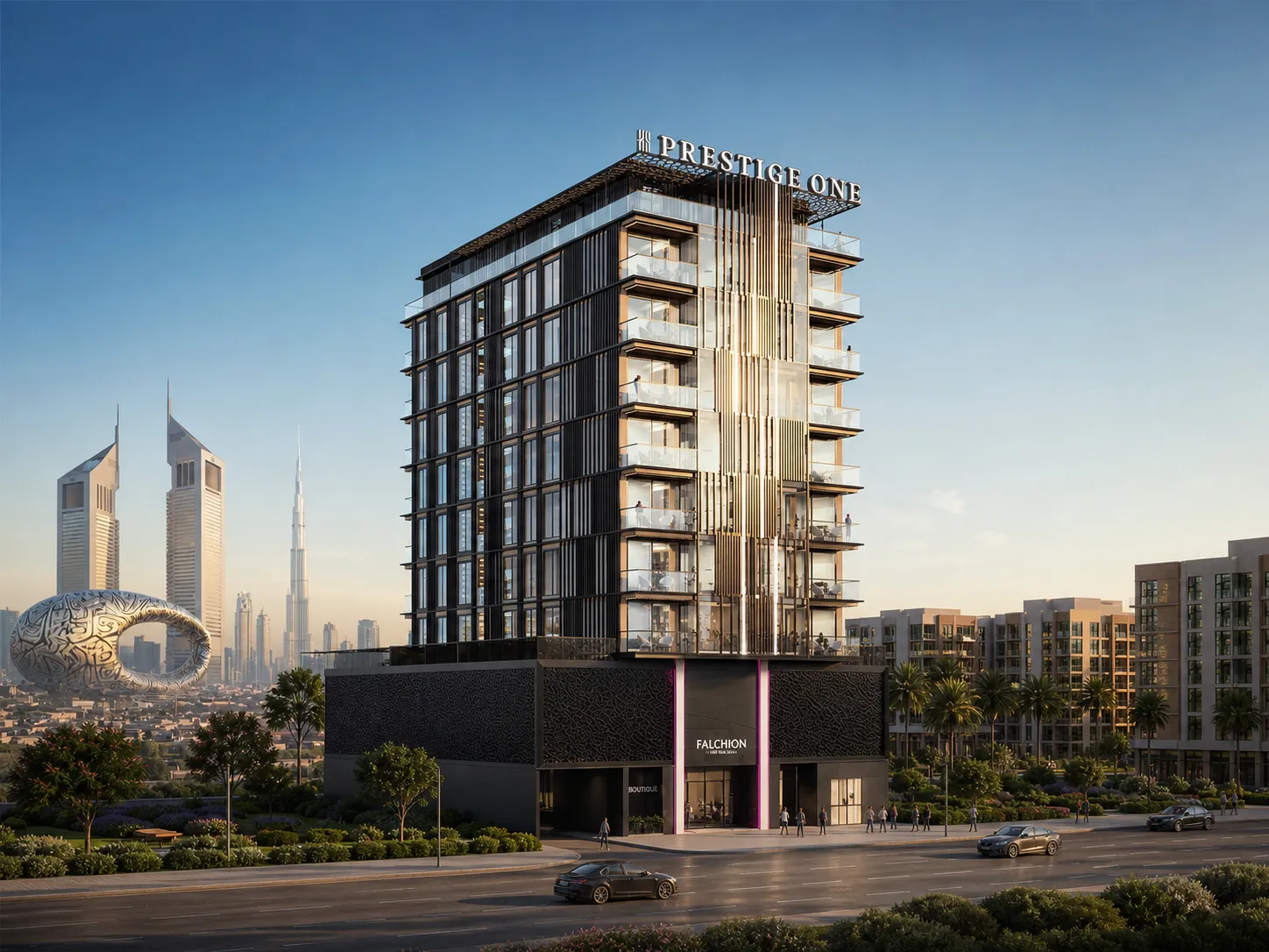 Fauchon Residences by Prestige One, Jumeirah Garden City. Render supplied by developer.