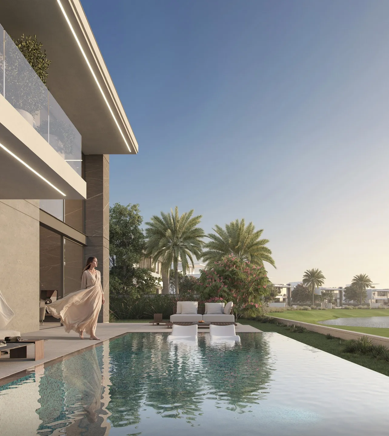 Cedarwood Estates South by Wasl, image 12 of 36. Render supplied by developer.