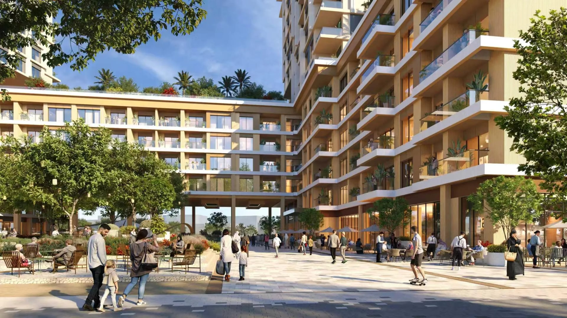 Boulevard Park - Towers A&B by Wasl, image 12 of 38. Render supplied by developer.