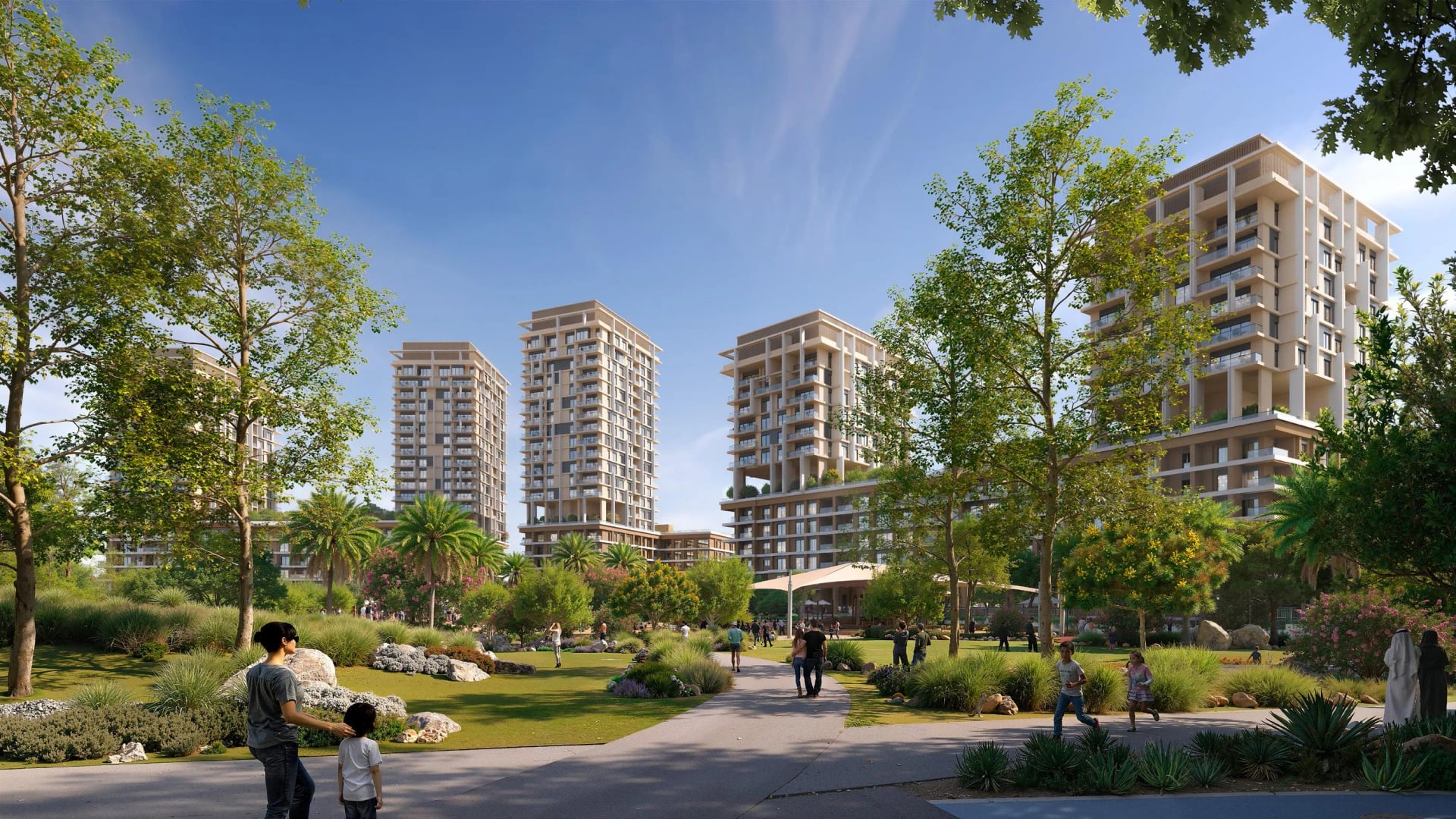 Boulevard Park - Towers A&B by Wasl, image 14 of 38. Render supplied by developer.
