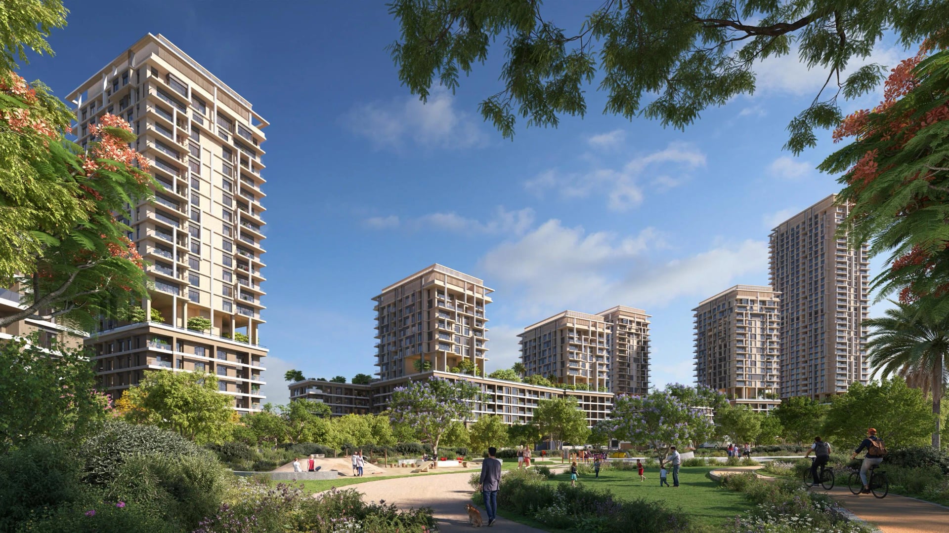 Boulevard Park - Towers A&B by Wasl, image 15 of 38. Render supplied by developer.