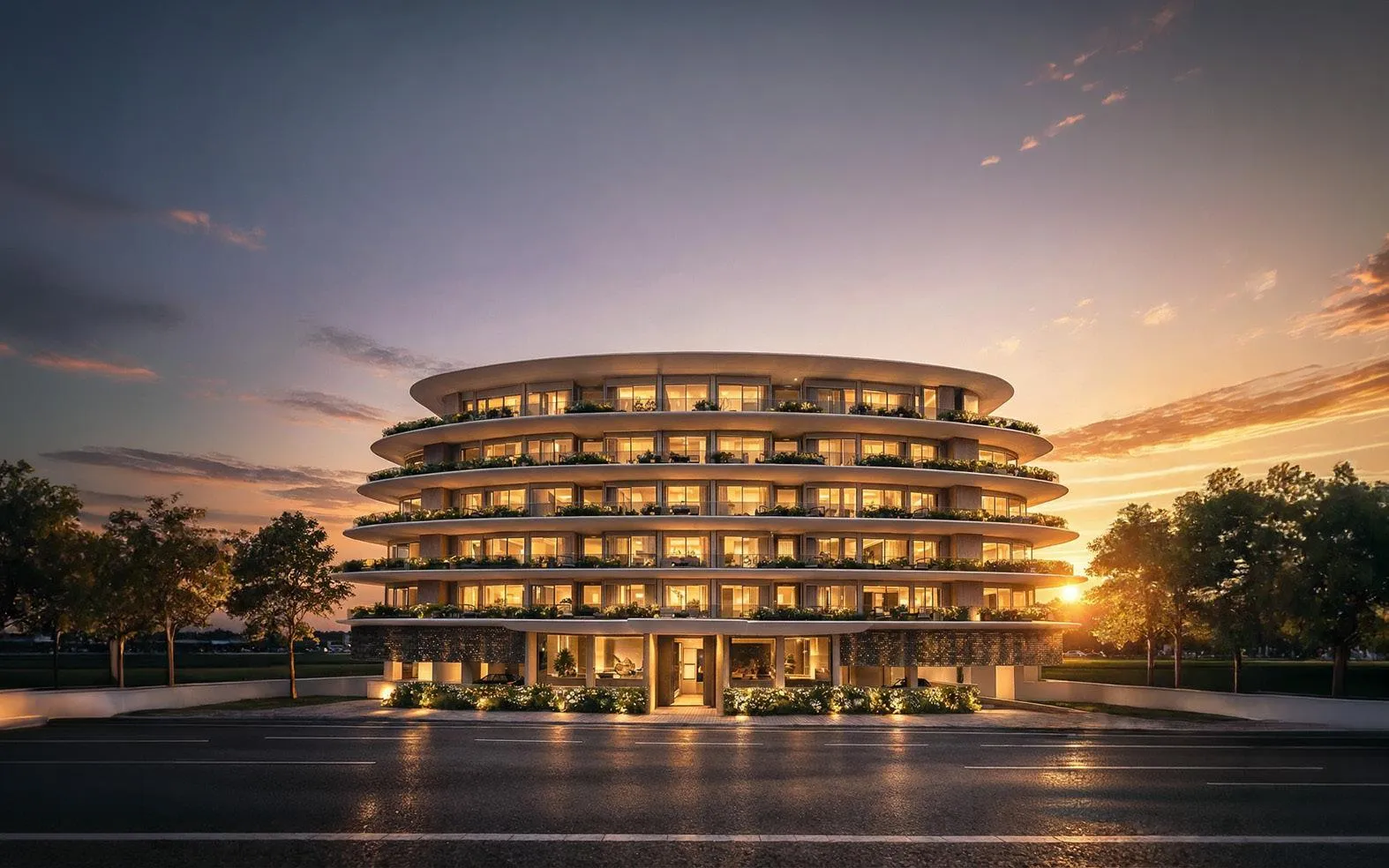 Lincoln Star Residence 4 by Lincoln Star Real Estate Development, Dubai South. Render supplied by developer.