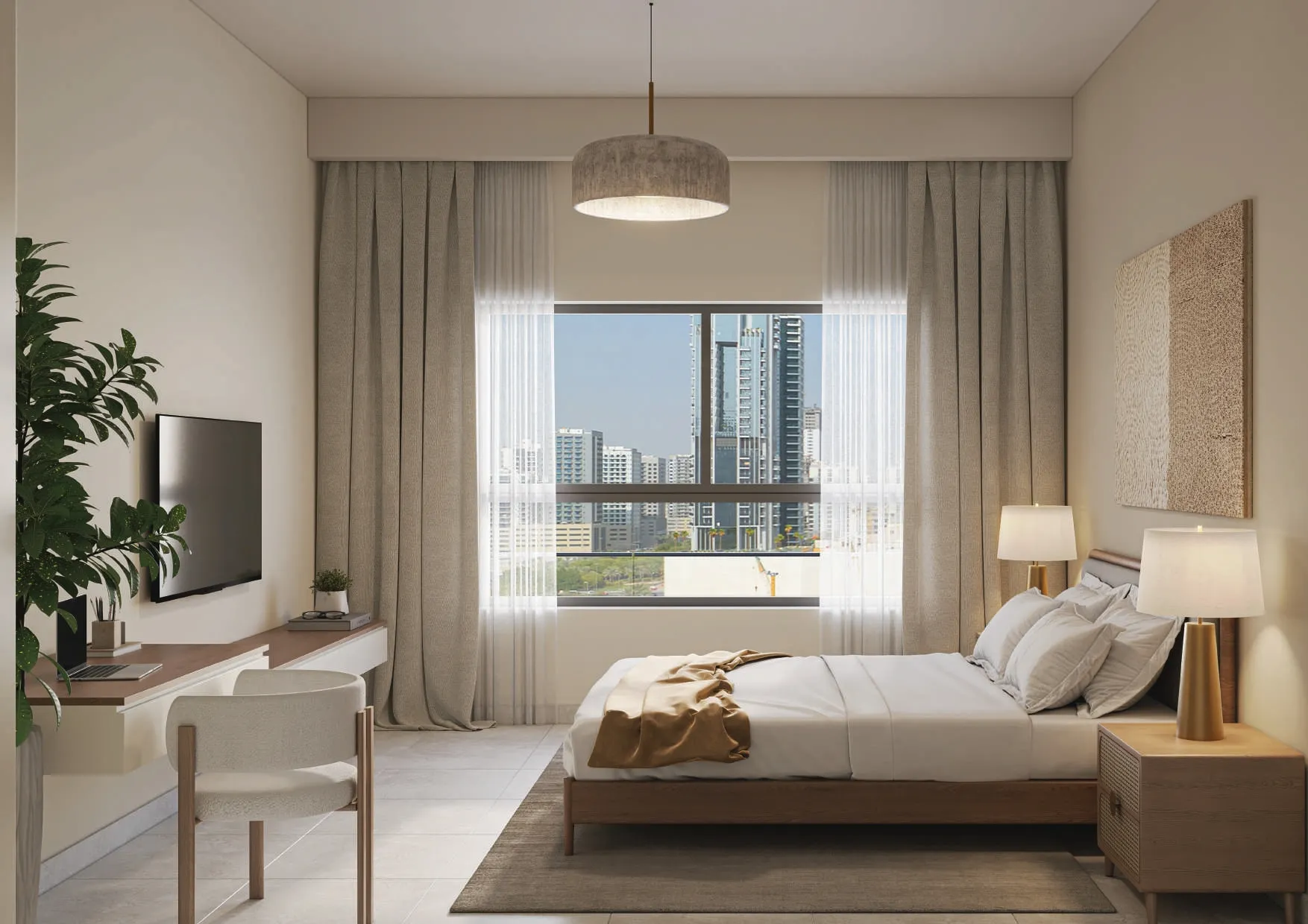 Al Aamra 3 Tower by GJ Properties, image 2 of 5. Render supplied by developer.