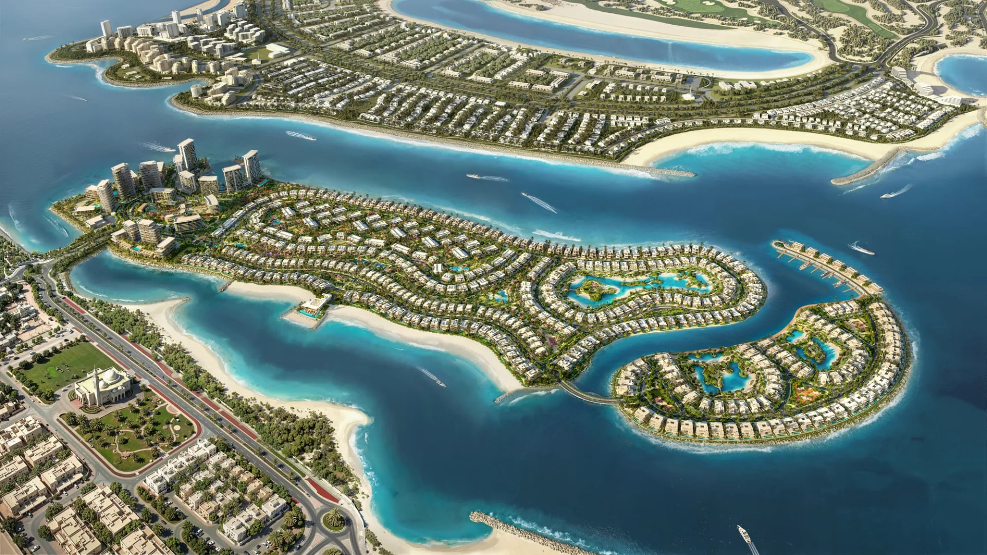 Bay Estate by Nakheel, Elite Island. Render supplied by developer.