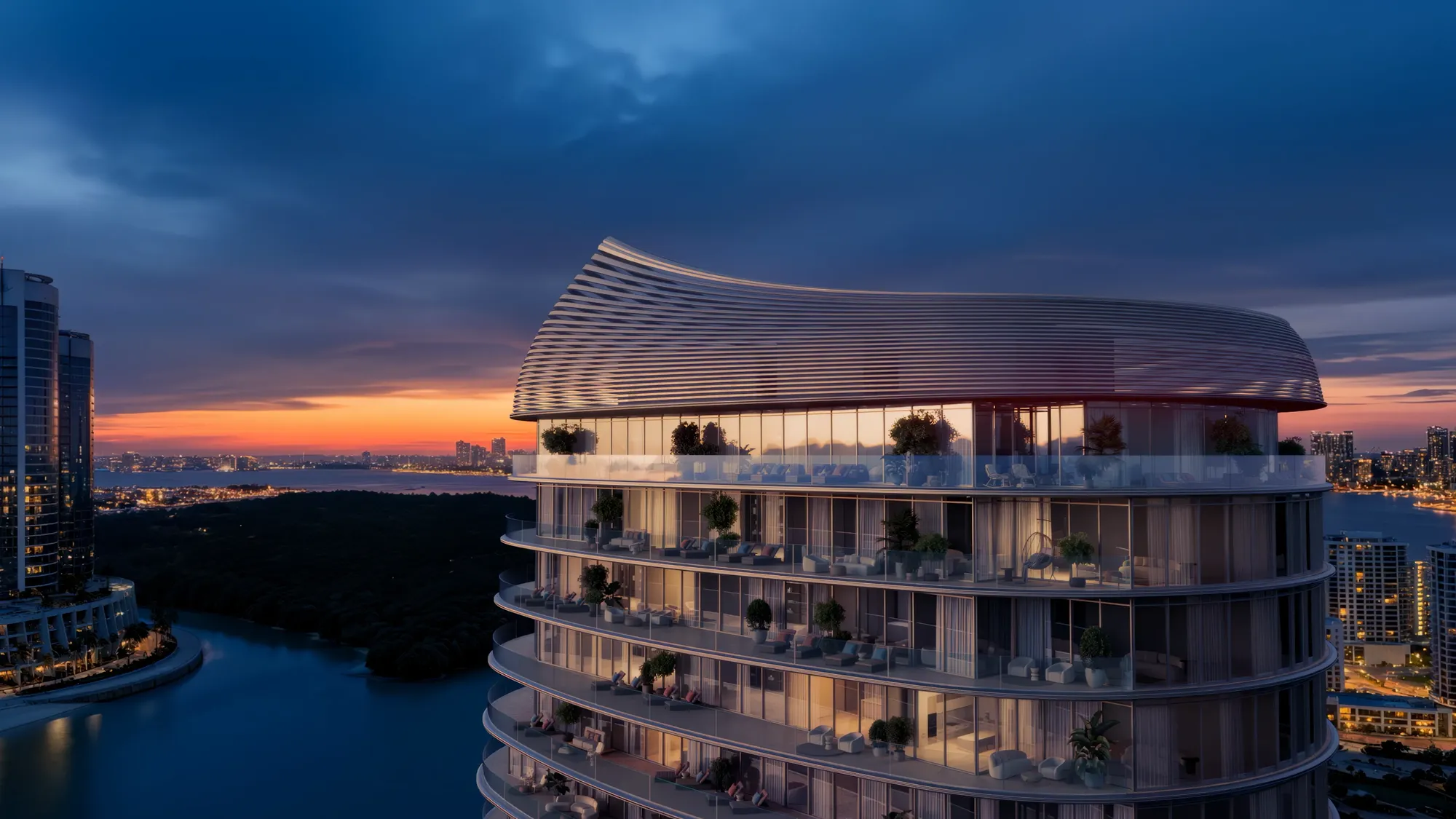 Waterfront by Missoni, image 1 of 18. Render supplied by developer.