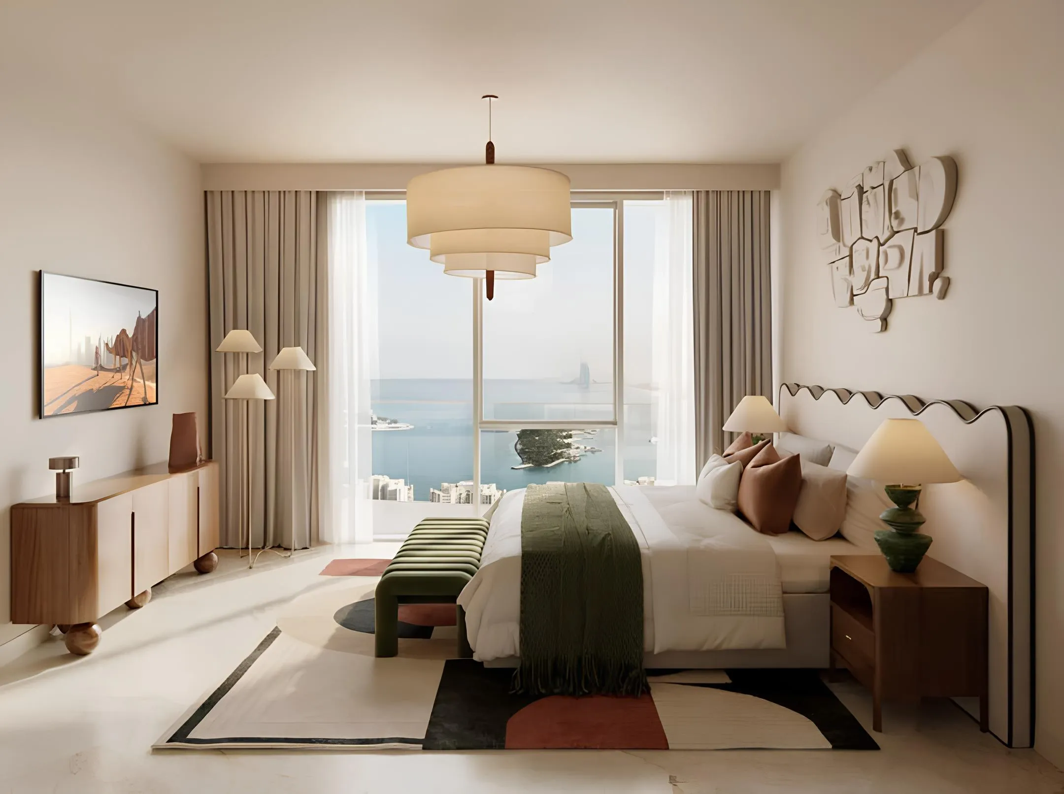 Bristol Hotel & Residences at Ramhan Island by Eagle Hills, image 10 of 11. Render supplied by developer.