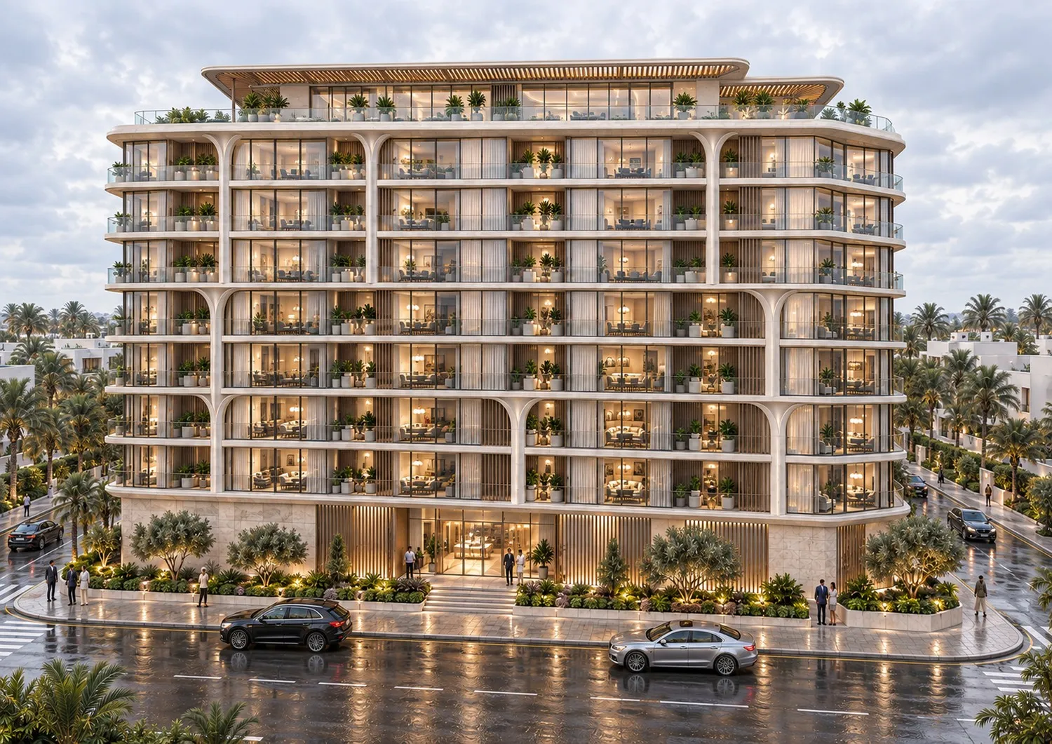 Lunara Tower by Saeed Tarrad Real Estate Development, image 1 of 3. Render supplied by developer.