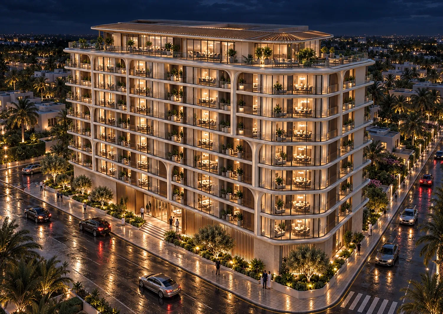 Lunara Tower by Saeed Tarrad Real Estate Development, image 2 of 3. Render supplied by developer.