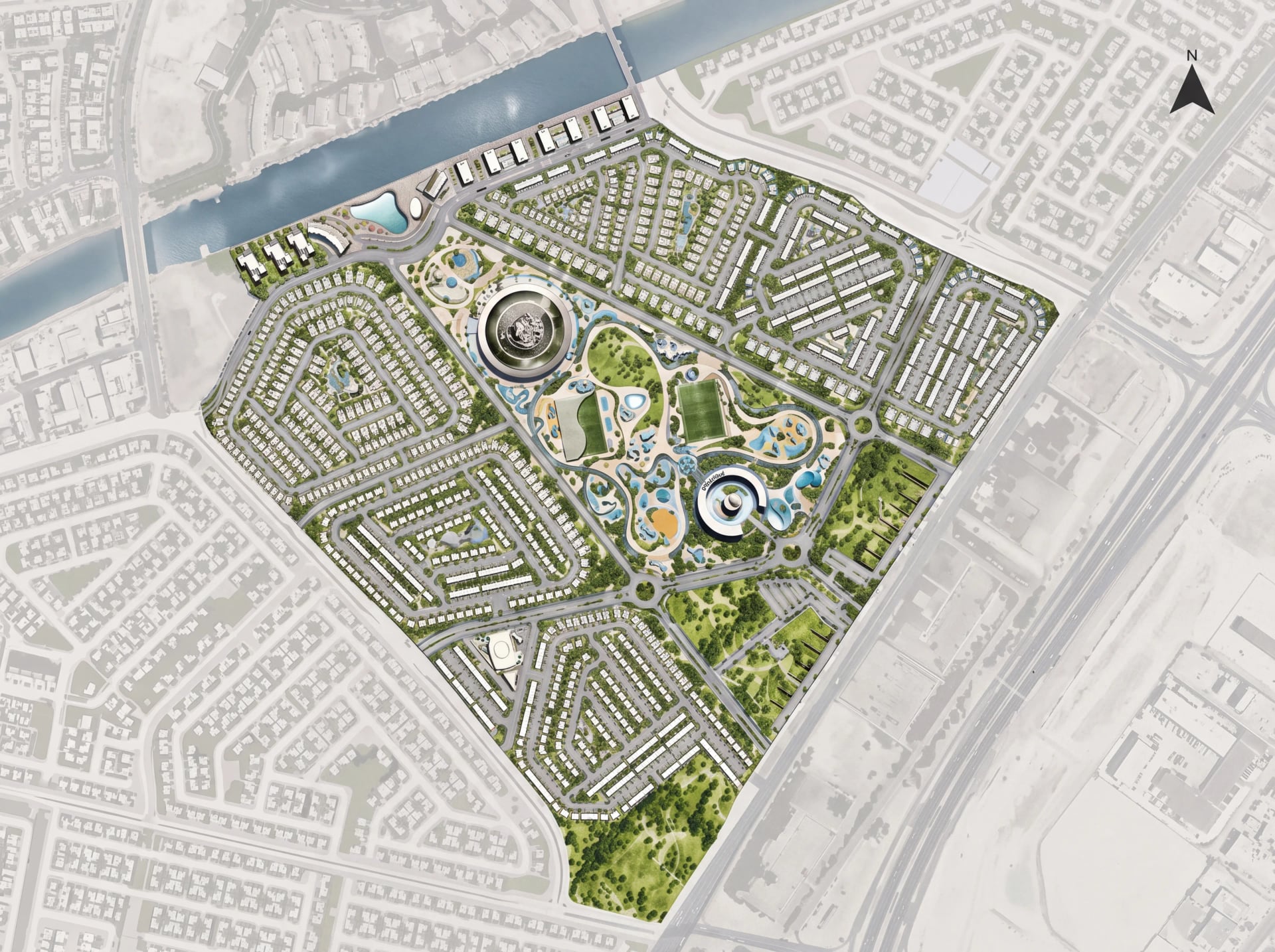 Manchester City Yas Residences by Ohana Phase 2, image 8 of 8. Render supplied by developer.