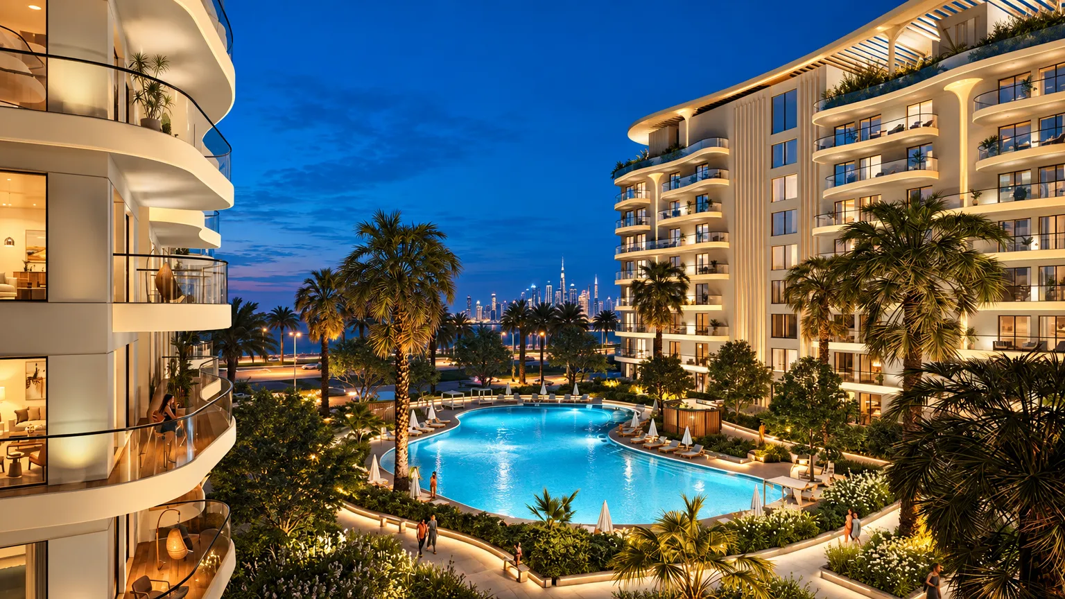 Sorrento by Damac, image 1 of 7. Render supplied by developer.