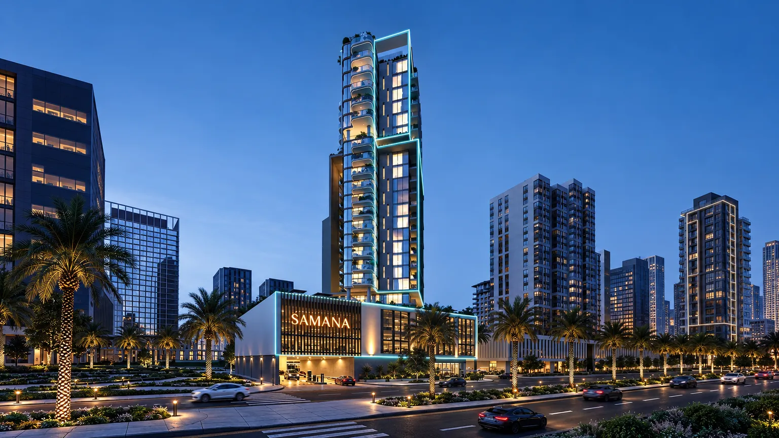 Samana Downtown One, image 1 of 11. Render supplied by developer.