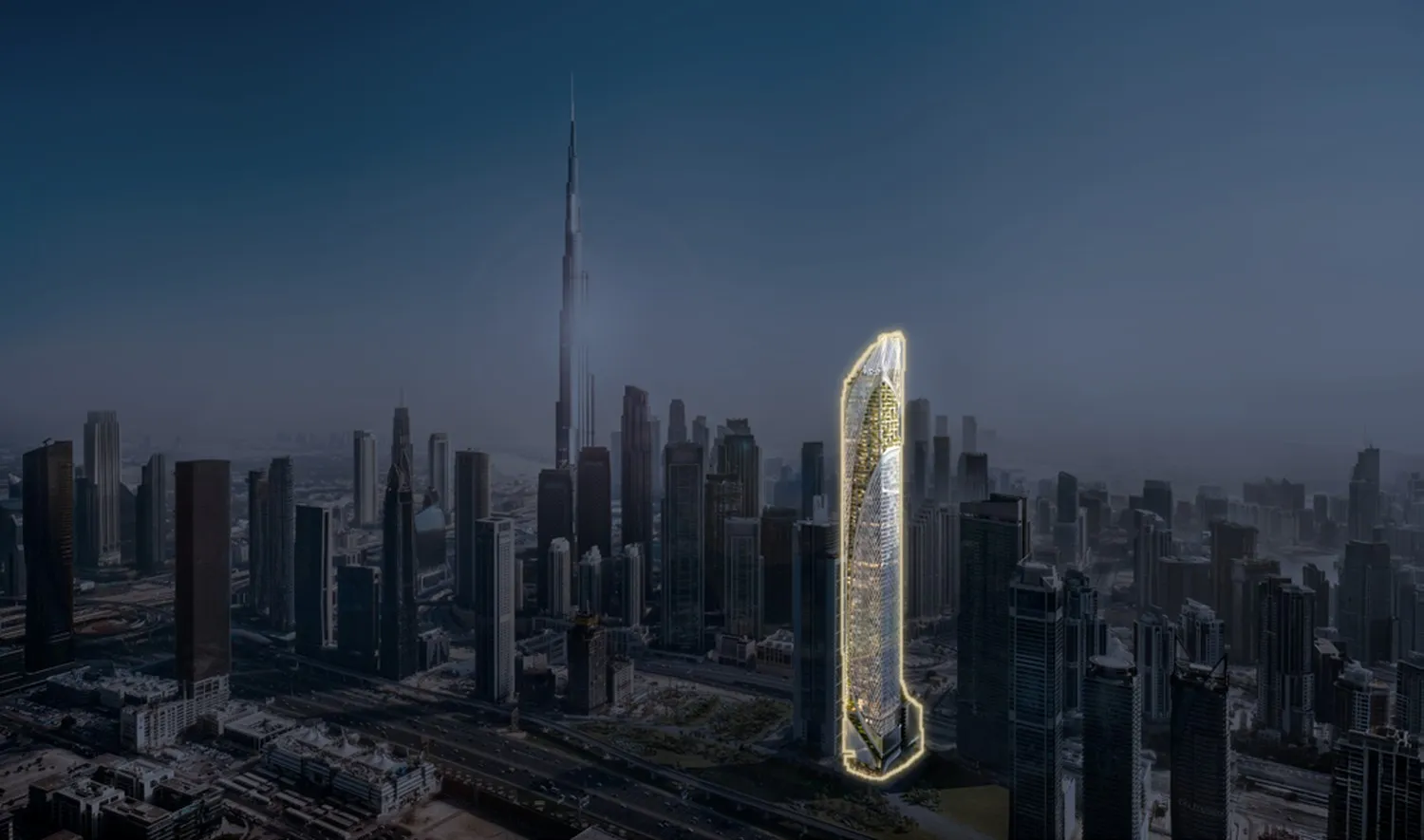 Christian A. Rockefeller Business Tower by LMD, image 5 of 6. Render supplied by developer.