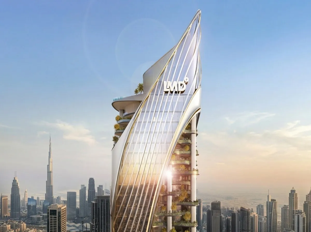 Christian A. Rockefeller Business Tower by LMD, image 2 of 6. Render supplied by developer.