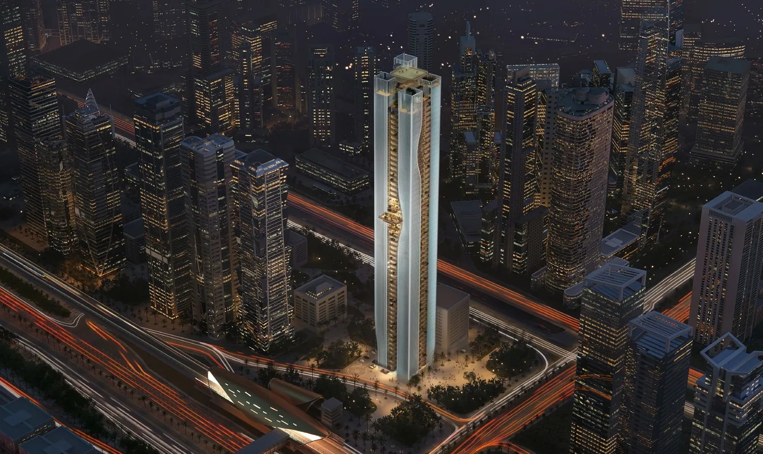 Berkeley Tower by Ellington, image 3 of 8. Render supplied by developer.