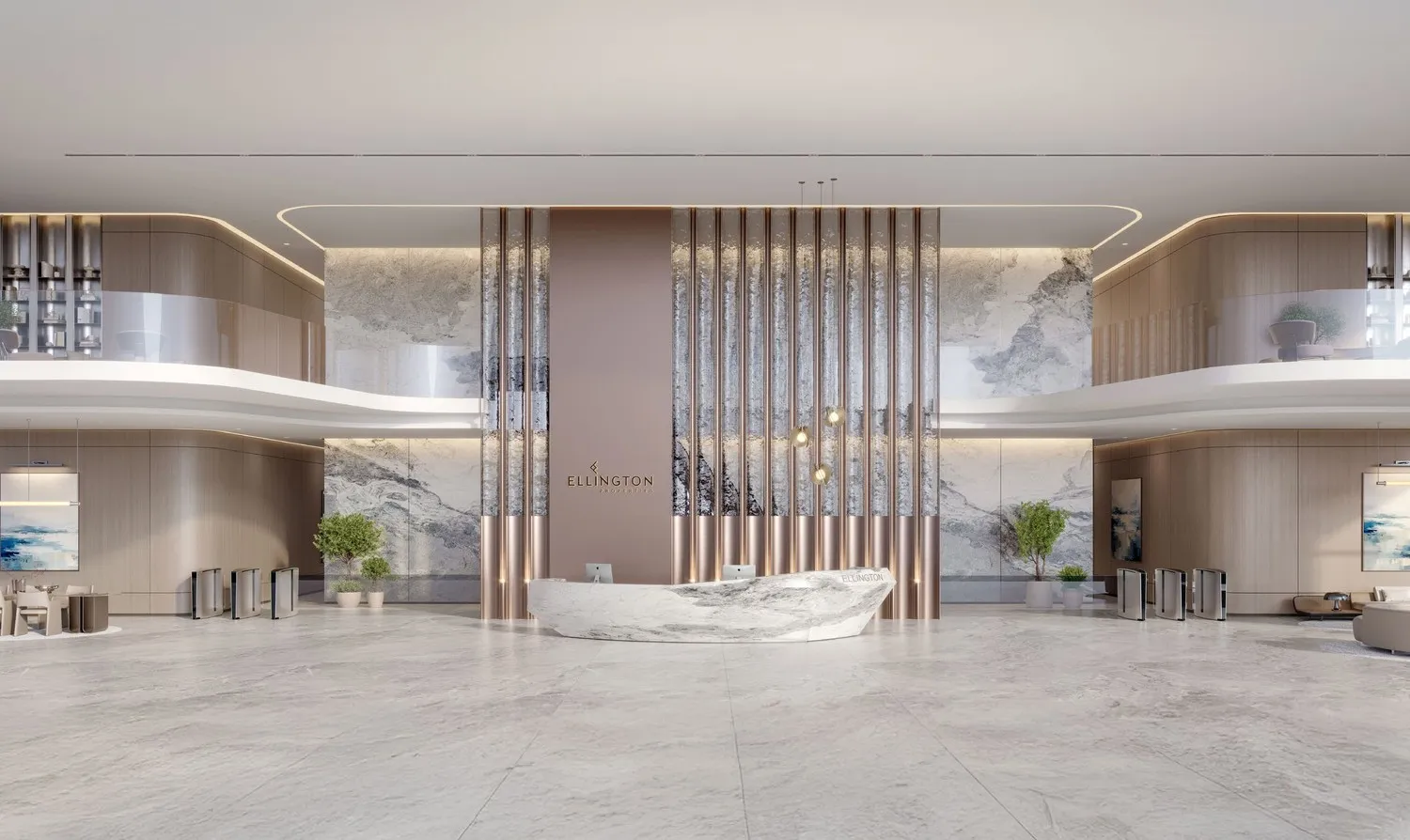 Berkeley Tower by Ellington, image 8 of 8. Render supplied by developer.