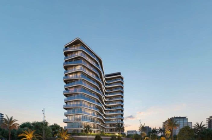 Milos by Karma Developers, Dubailand Residence Complex. Render supplied by developer.
