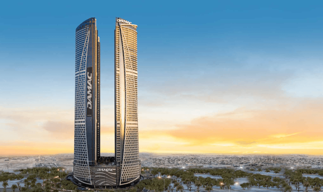 Damac Paramount Towers by Damac, Business Bay. Render supplied by developer.