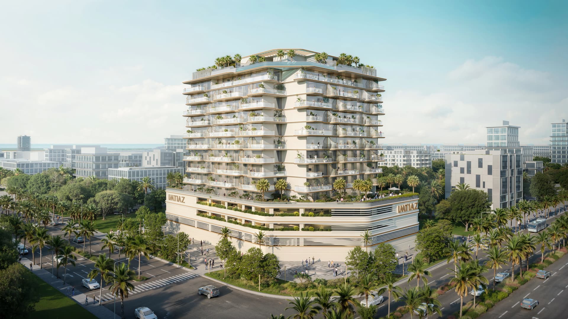Sunset Bay Grand by Imtiaz, Dubai Islands. Render supplied by developer.