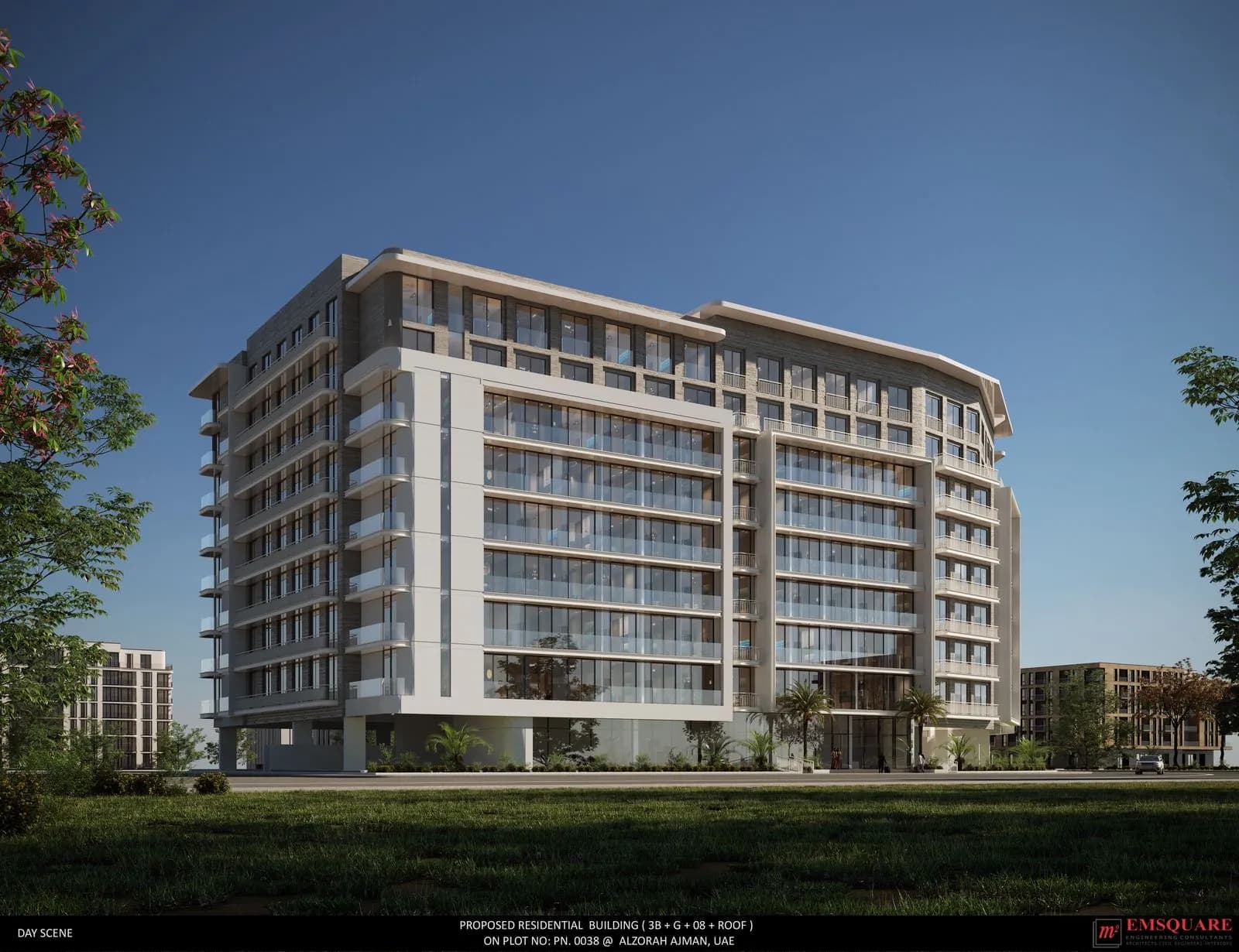 Canterbury Waterfront by GFS Developments, Al Zorah City. Render supplied by developer.