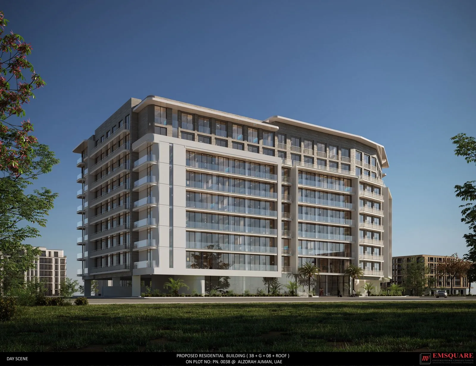 Canterbury Waterfront by GFS Developments, Al Zorah City. Render supplied by developer.