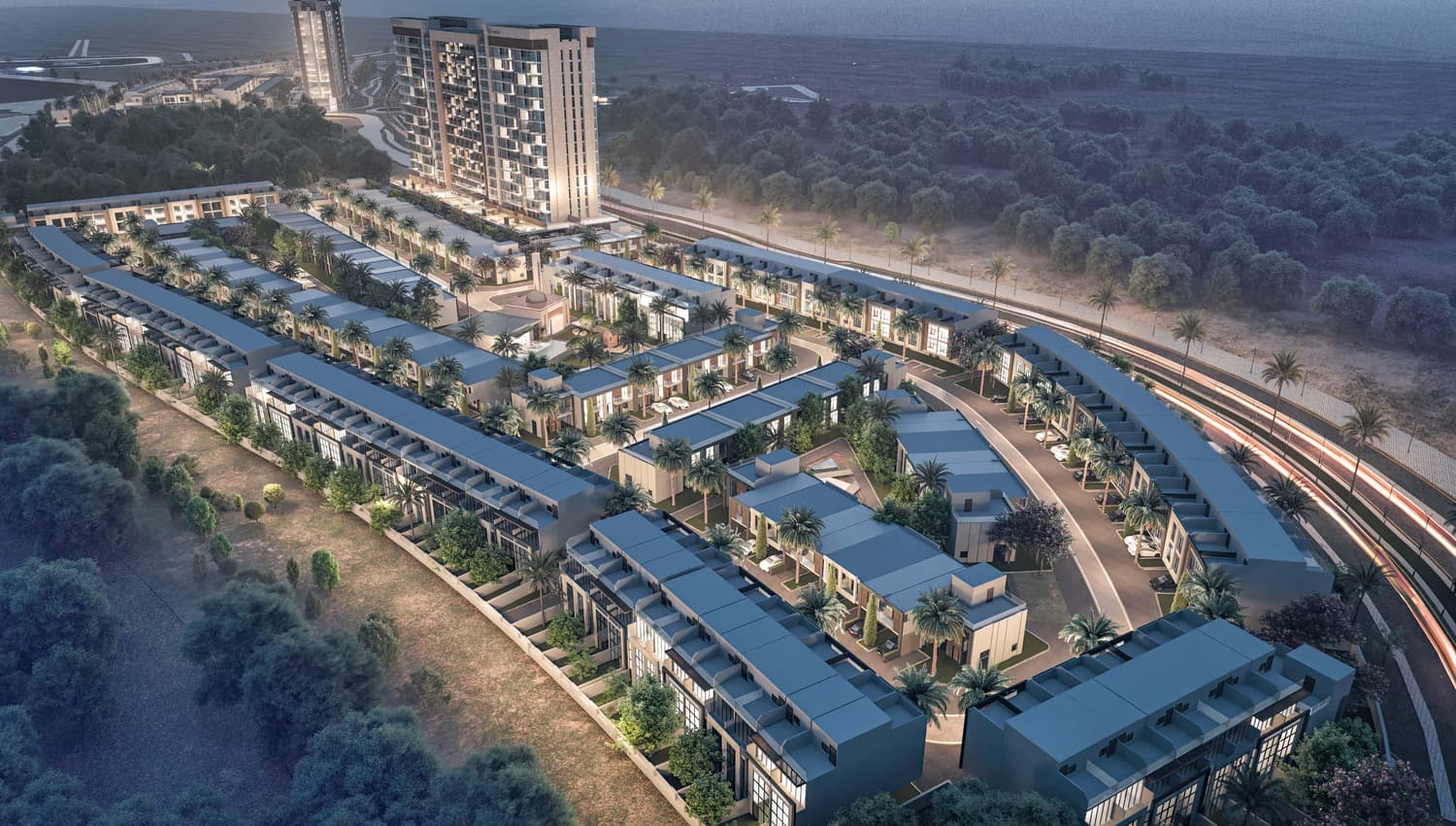 Verdana Empire by Reportage, Dubai Investments Park. Render supplied by developer.
