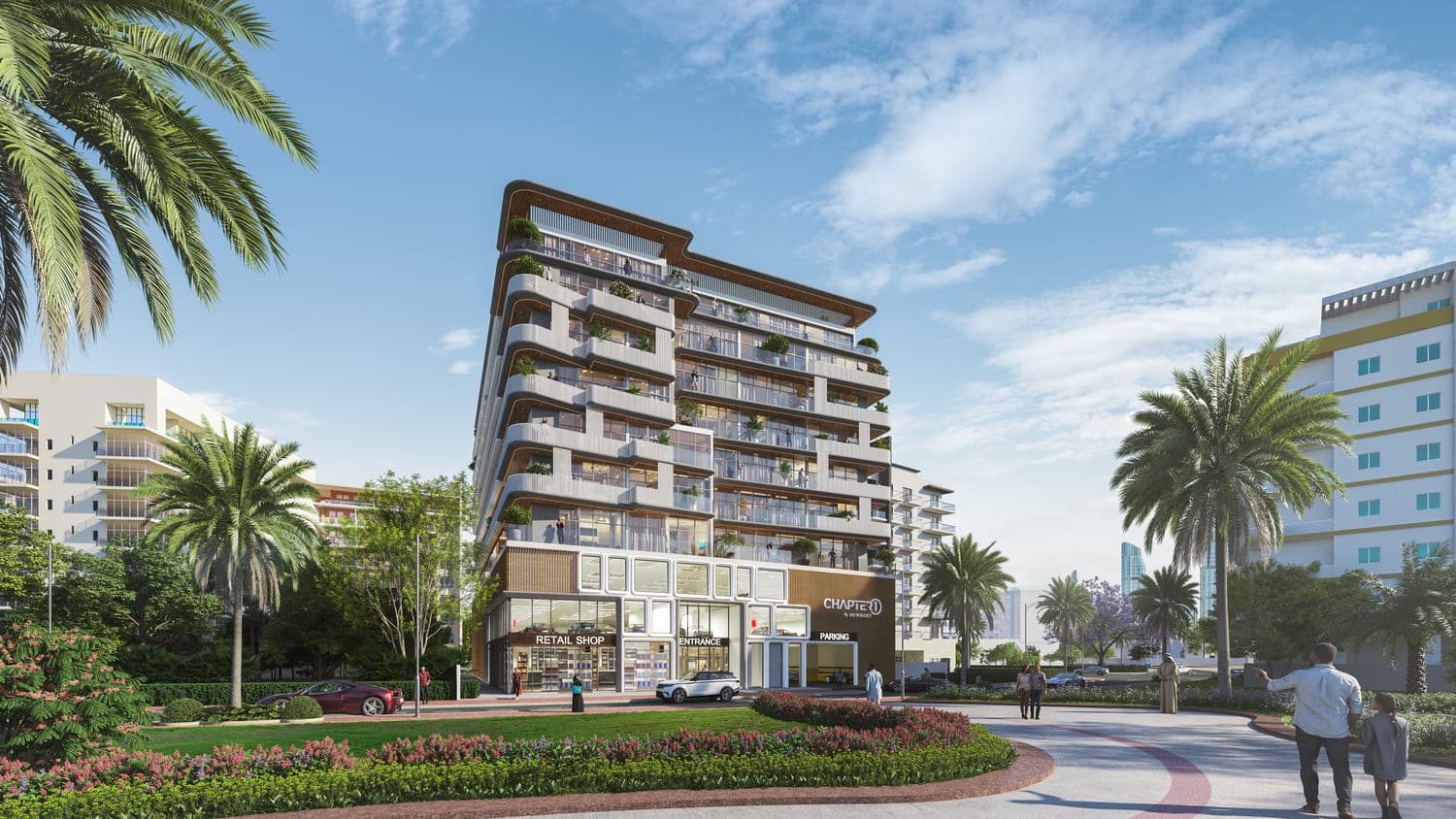 Chapter 01 by Newbury by Newbury Developments, Dubai International City. Render supplied by developer.