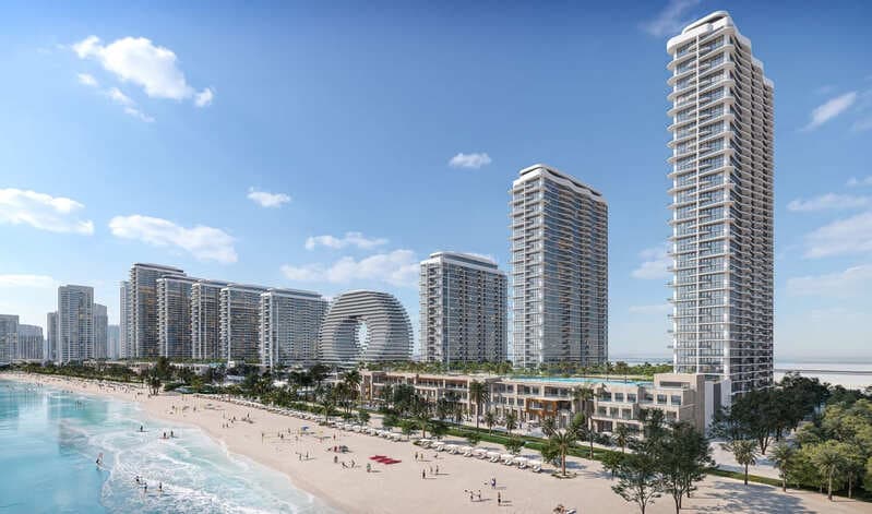 Sobha Aquamont by Sobha, Downtown Umm Al Quwain. Render supplied by developer.