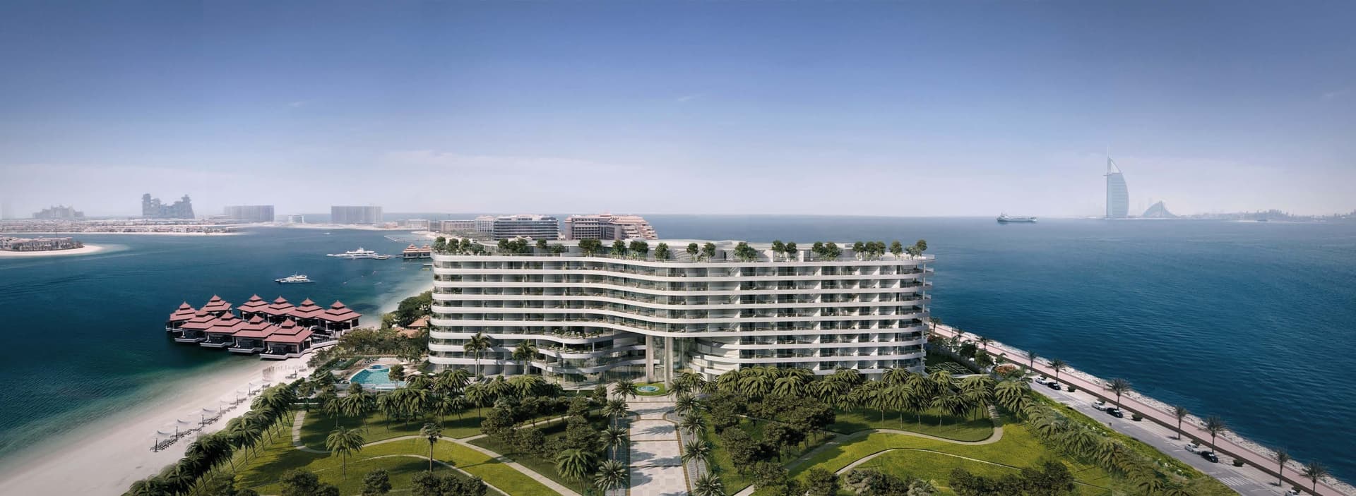 Azizi Mina by Azizi, Palm Jumeirah. Render supplied by developer.